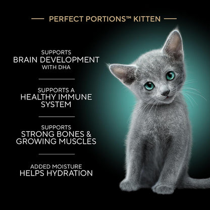 Sheba Perfect Portions Kitten Wet Food Trays Stacked
