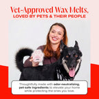 Companion Candles pet-friendly wax melt packaging details
