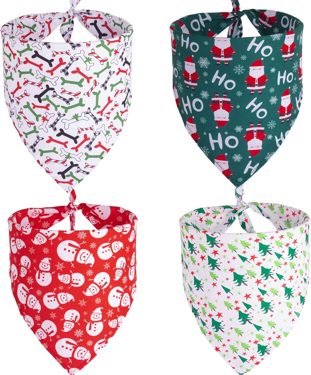 ADOGGYGO 4 Pack American Flag Dog Bandanas, Red Blue USA Flag Star Pet Scarf Bib, Pet 4th of July Bandanas Costume Accessories for Medium Large Dogs (Large) - Image 12