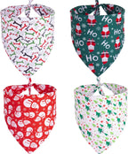 ADOGGYGO 4 Pack American Flag Dog Bandanas, Red Blue USA Flag Star Pet Scarf Bib, Pet 4th of July Bandanas Costume Accessories for Medium Large Dogs (Large) - Image 12