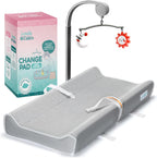 Lovely Kiddos foam contoured baby changing pad front view