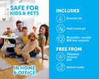 Plant based pet odor eliminator jar for medium size rooms