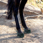 Esquirla horse hoof protector packaging and side profile dimensions