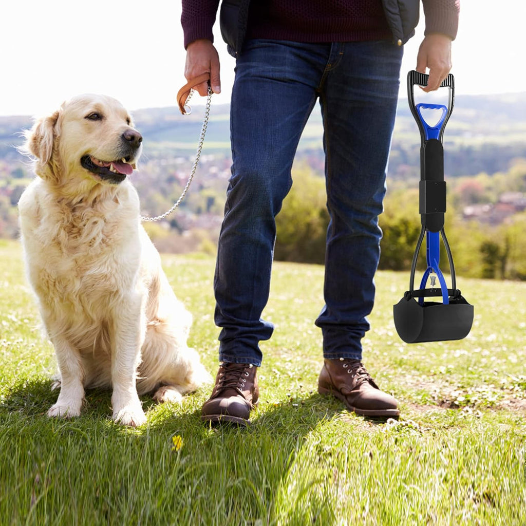 UPSKY foldable dog waste clean up tool large capacity jaw capacity demonstration for big and small pets