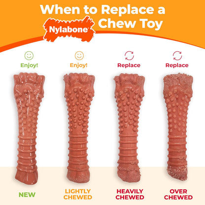Nylabone Textured Ring Power Chew Toy for Large Dogs, Durable Dog Toys for Aggressive Chewers, Strong Dog Chew Bones To Keep Them Busy, Flavor Medley, X-Large - 50+ lbs, 1 Count - Image 13