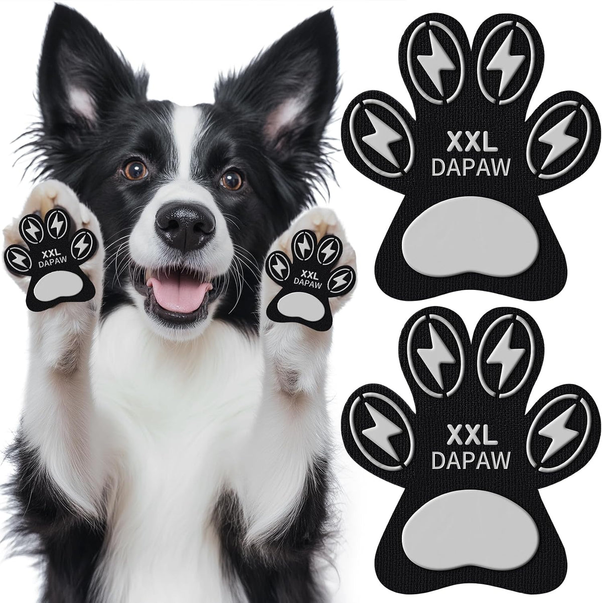 Dapaw Anti-Slip Dog Paw Pads, Paw Grip for Senior Dog on Hardwood & Tile Floors, Protector Pads for Hot Pavement, Paw Stickers for Dogs Feet with Strong Traction (5 Sets, 20 Pcs) L - Image 11