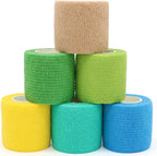Self Adhesive Bandage Wrap Animal Cohesive Bandage Self Adherent Wrap First Aid Tape for Dogs Cats Horses Birds & Wrist Healing Ankle Sprain (2 Inch Heart 6 Rolls) - Image 14
