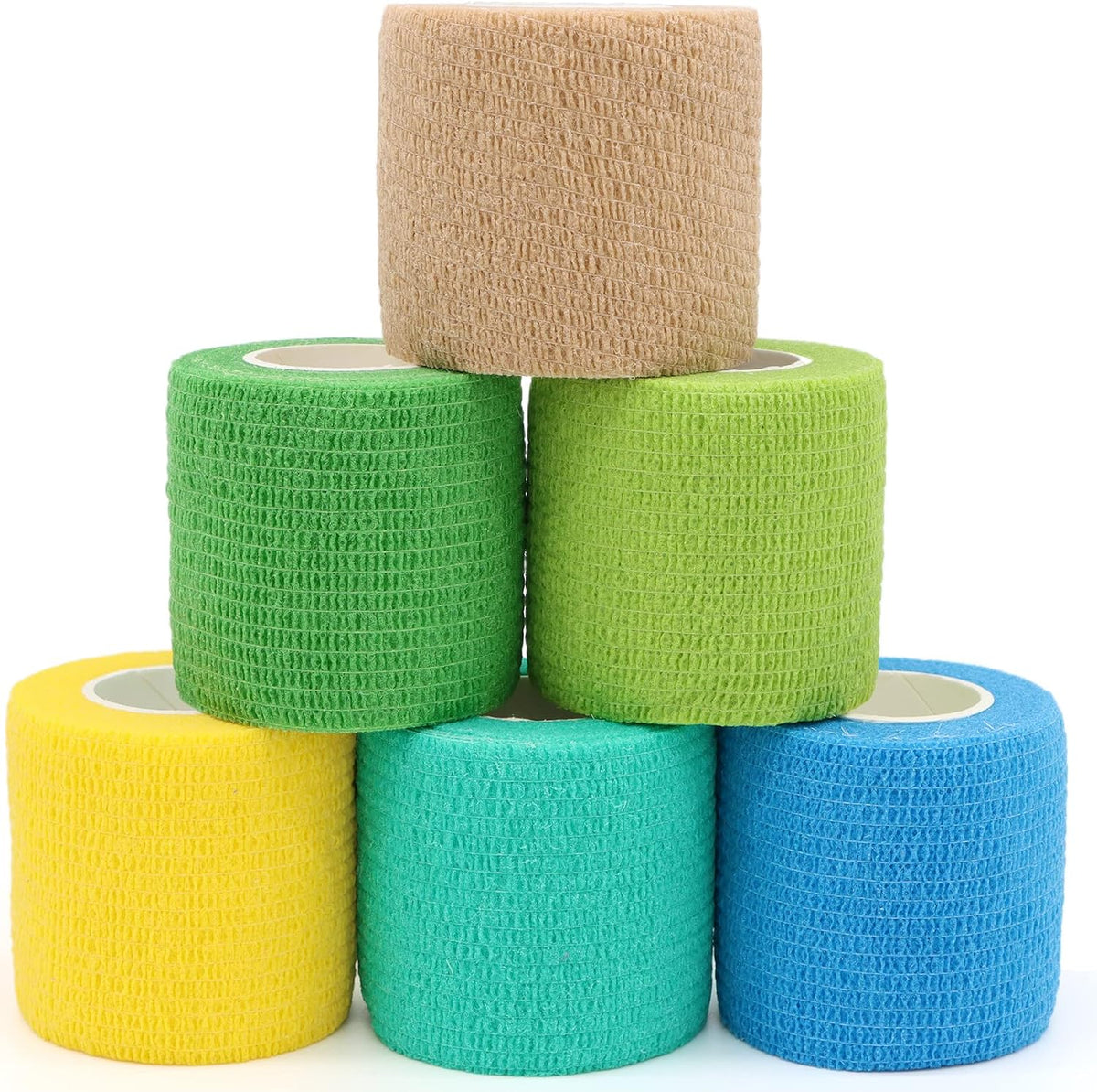 Self Adhesive Bandage Wrap Animal Cohesive Bandage Self Adherent Wrap First Aid Tape for Dogs Cats Horses Birds & Wrist Healing Ankle Sprain (2 Inch Heart 6 Rolls) - Image 14
