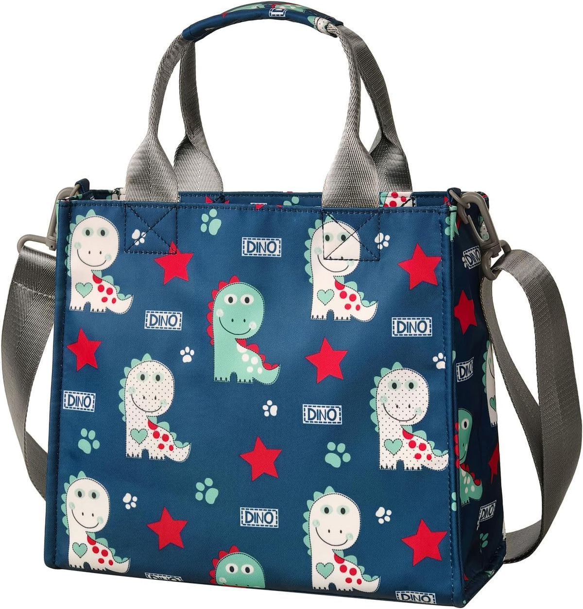 Pheben small dinosaur diaper bag front view