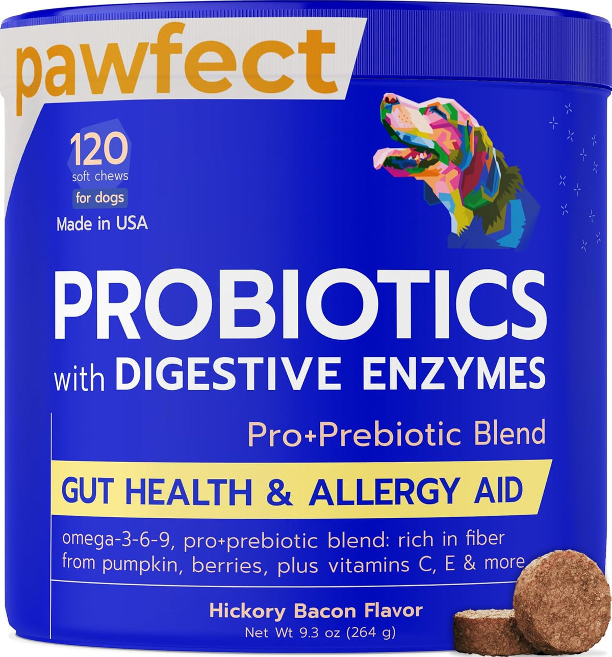 PawfectChew coprophagia deterrent supplement bottle