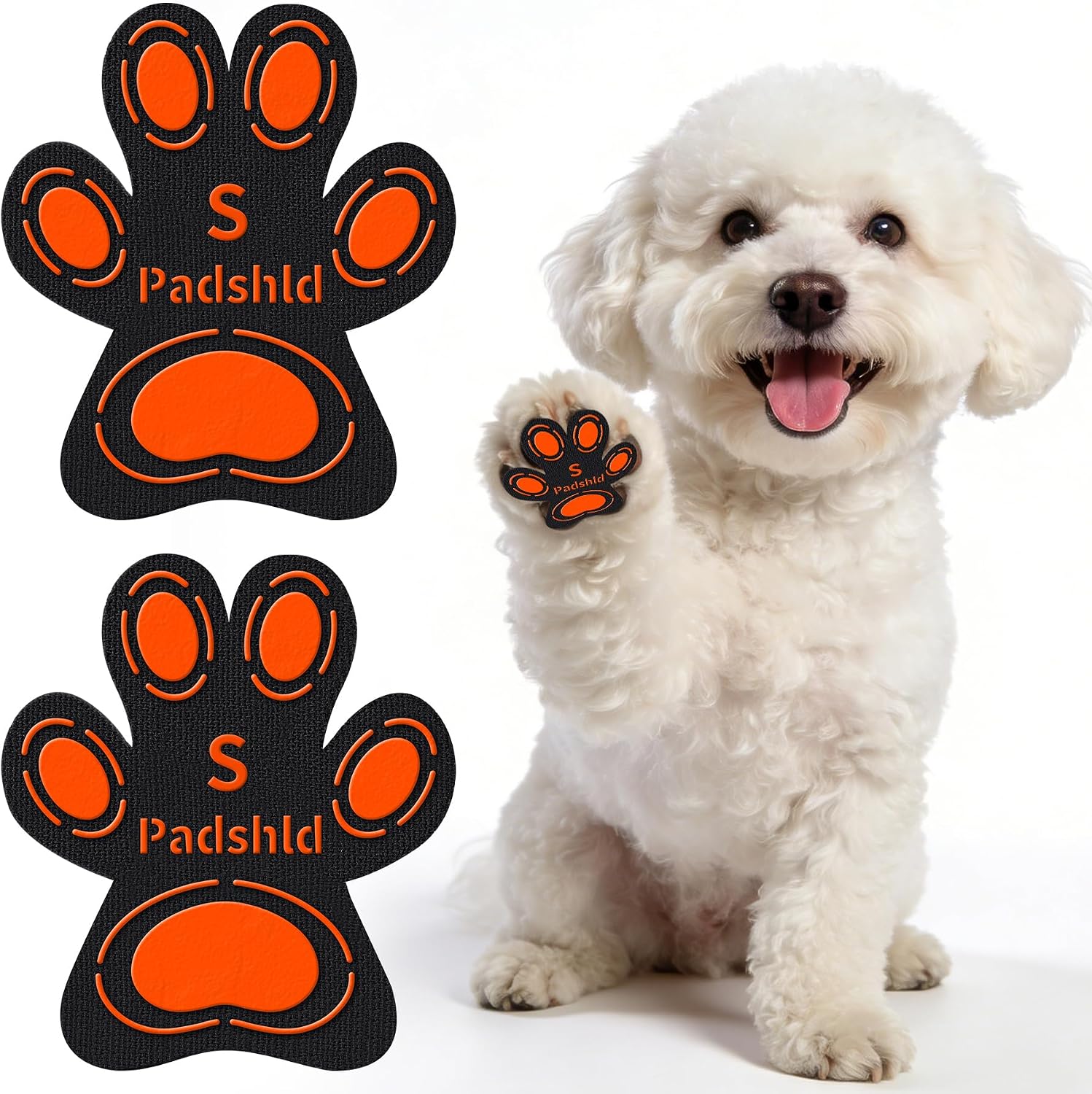 Anti Slip Dog Paw Pads for Senior Dogs - Paw Grips for Hardwood Floors, Enhanced Balance Traction Pads, Breathable Pet Paw Stickers Protectors for Dogs 7 Sets (28 Pcs) XL - Image 11