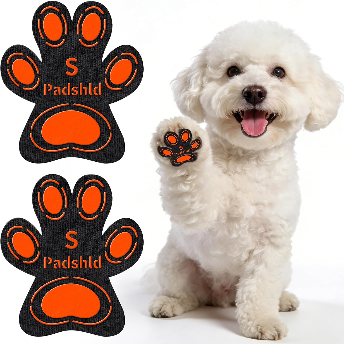 Anti Slip Dog Paw Pads for Senior Dogs - Paw Grips for Hardwood Floors, Enhanced Balance Traction Pads, Breathable Pet Paw Stickers Protectors for Dogs 7 Sets (28 Pcs) XL - Image 11