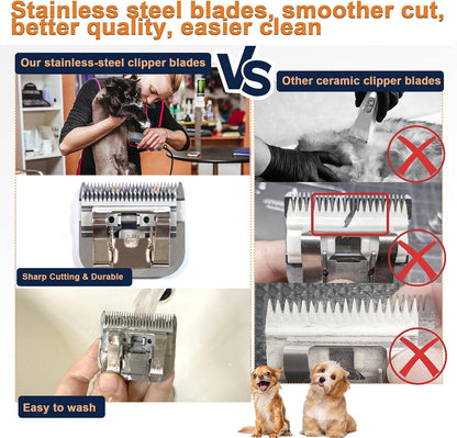 OwnLifeYF S50 professional pet grooming accessory side profile highlighting the detachable mechanism