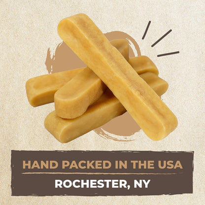 Mighty Paw Yak Cheese Dog Chews - All-Natural Long Lasting Hard Chew for Aggressive Chewers - High Protein, Odor-Free Dog Treat - 3 Ingredient Natural Yak Chews for Large Dogs - (4 Pack) - Image 9