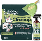 Sprinkle & Sweep: Pet Mess & Odor Cleanup - 15oz Bag - Dog Accident & Mess Clumping Powder, Remove Pee-Poop-Vomit from Hard Surfaces, Ultra-Absorbent - Image 11