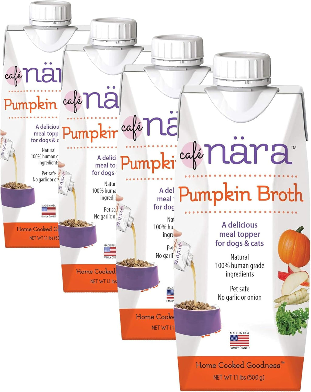 Café Nara imported chicken broth for sensitive stomach pet care