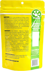 Pangea powdered reptile supplement packaging detail and label view