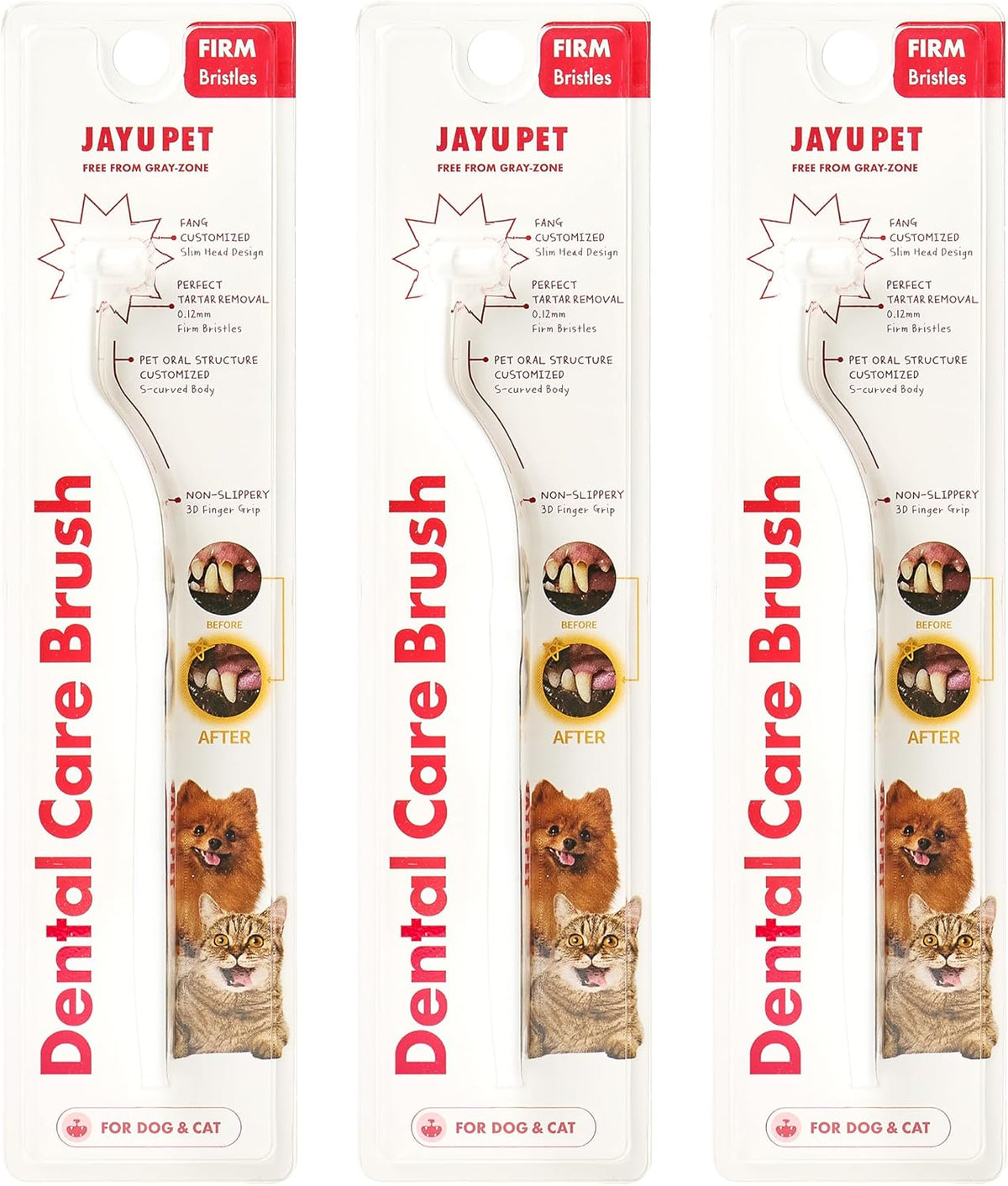 JAYU PET Dental Care Brush with Soft Bristles 1ea | Dog Toothbrush, Cat Toothbrush, For Kitten and Small Dogs, Removes Old Plaque and Tartar, Easy Cleaning - Image 11
