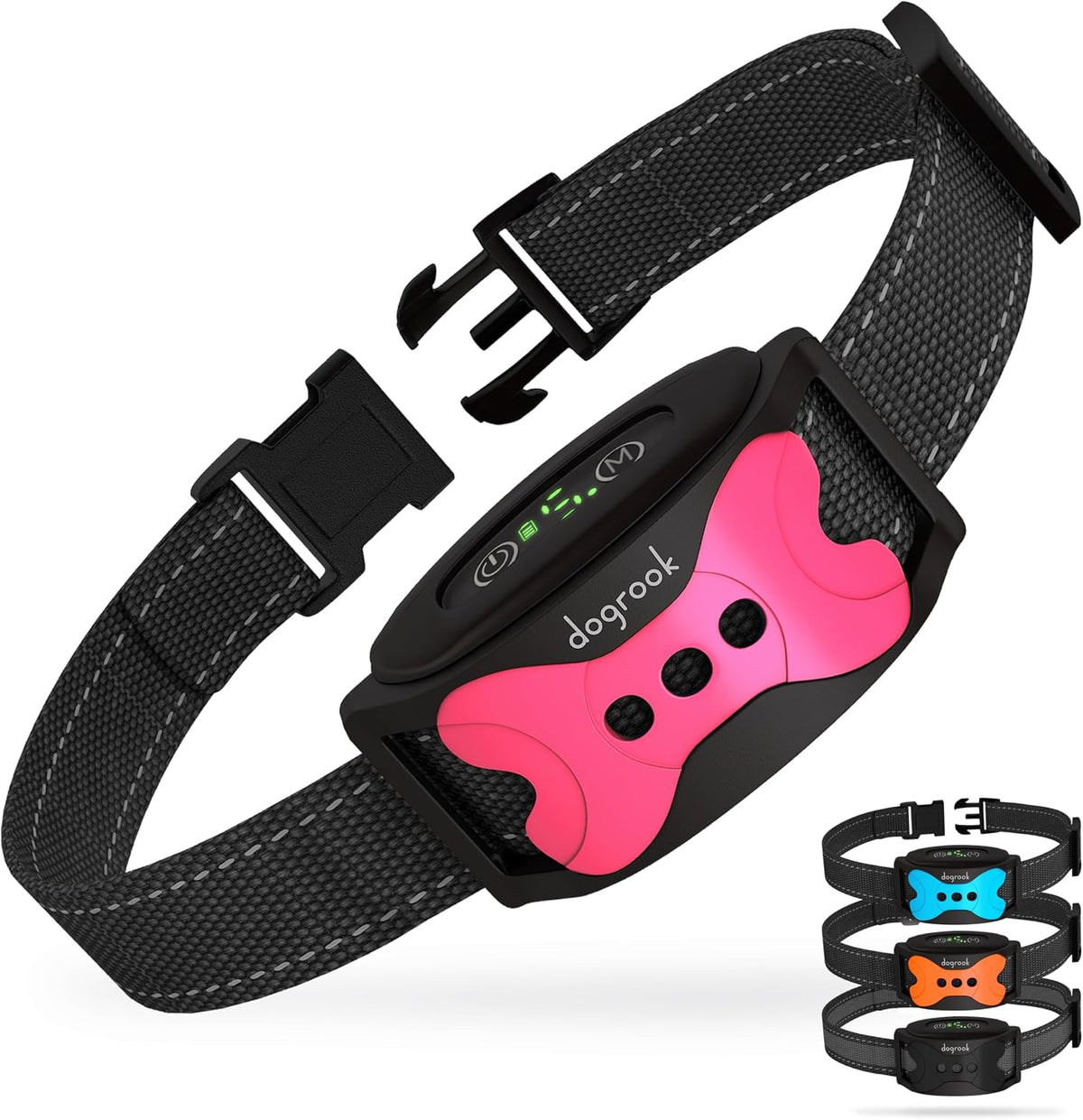DogRook Dog Bark Collar | Smart Collar for Dog Training | No Shock | Beep & Vibration | Rechargeable | No Bark Collar for Dogs | Anti Bark Collar for Large Dog, Medium Dog, Small Dog | 12-110 lbs - Image 9