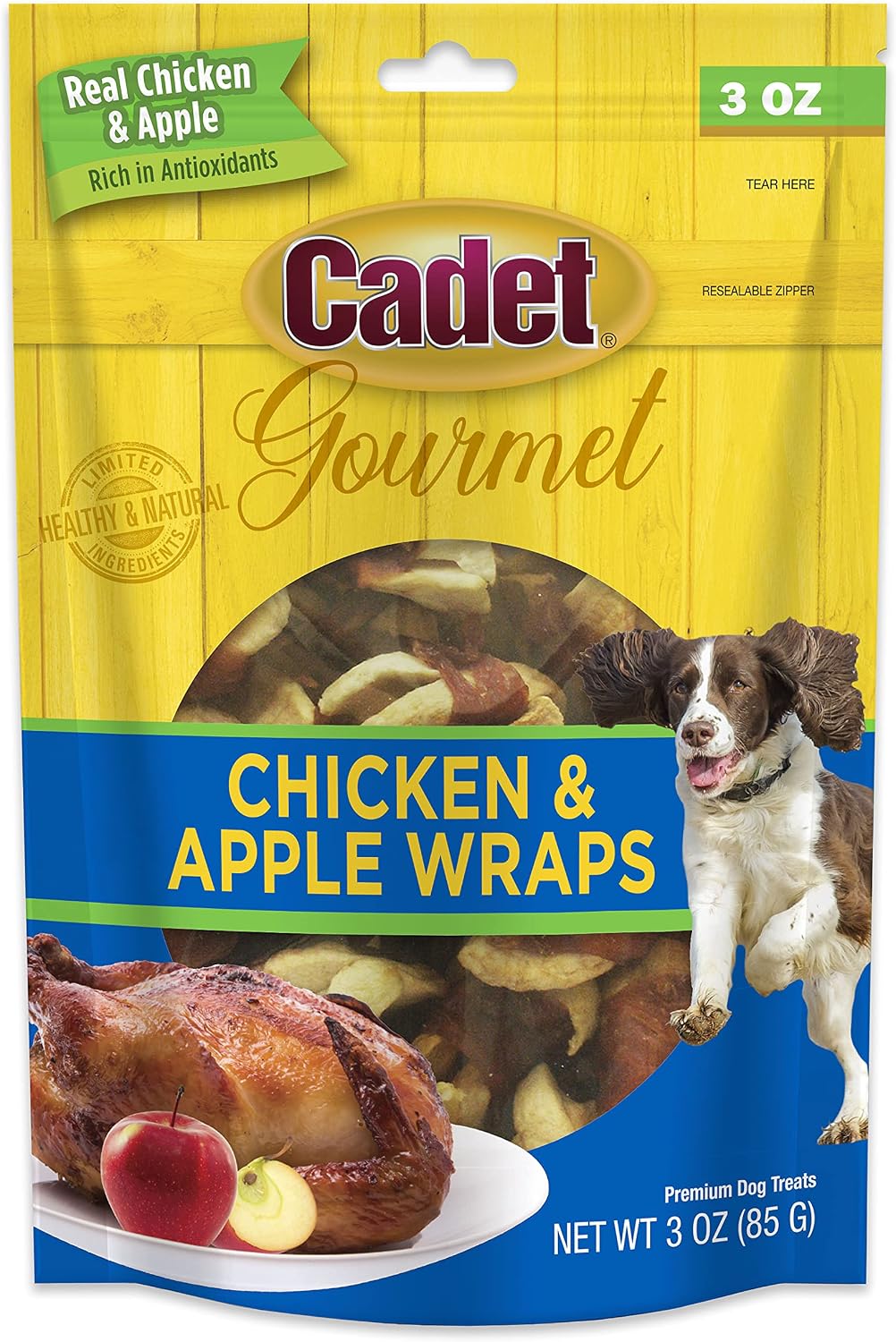 Cadet Gourmet Sweet Potato & Duck Dog Treats Wraps - Healthy & Natural Sweet Potato & Duck Dog Training Treats for Small & Large Breeds - Inspected & Tested in USA (28 oz.) - Image 13
