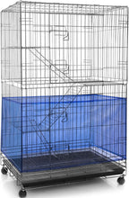 Shappy Large Bird Cage Seed Catcher,Bird Cage Cover Net Skirt Guard,Adjustable Soft Airy Mesh Net for Parrot Parakeet Macaw(118 x 15 Inch/ 300 x 37 cm,Black) - Image 12
