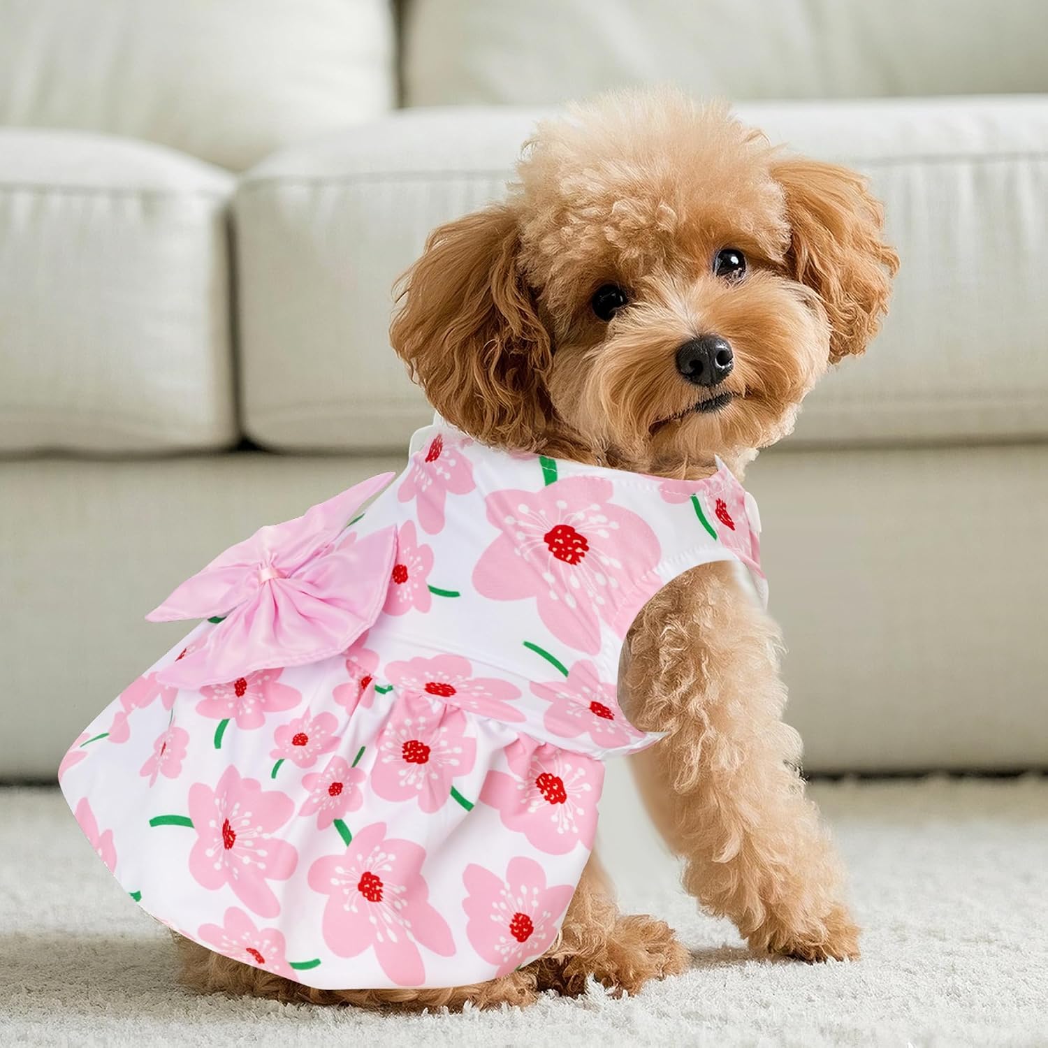 Choyaxo classic vest style dog apparel showcasing the lightweight stitch detailing.