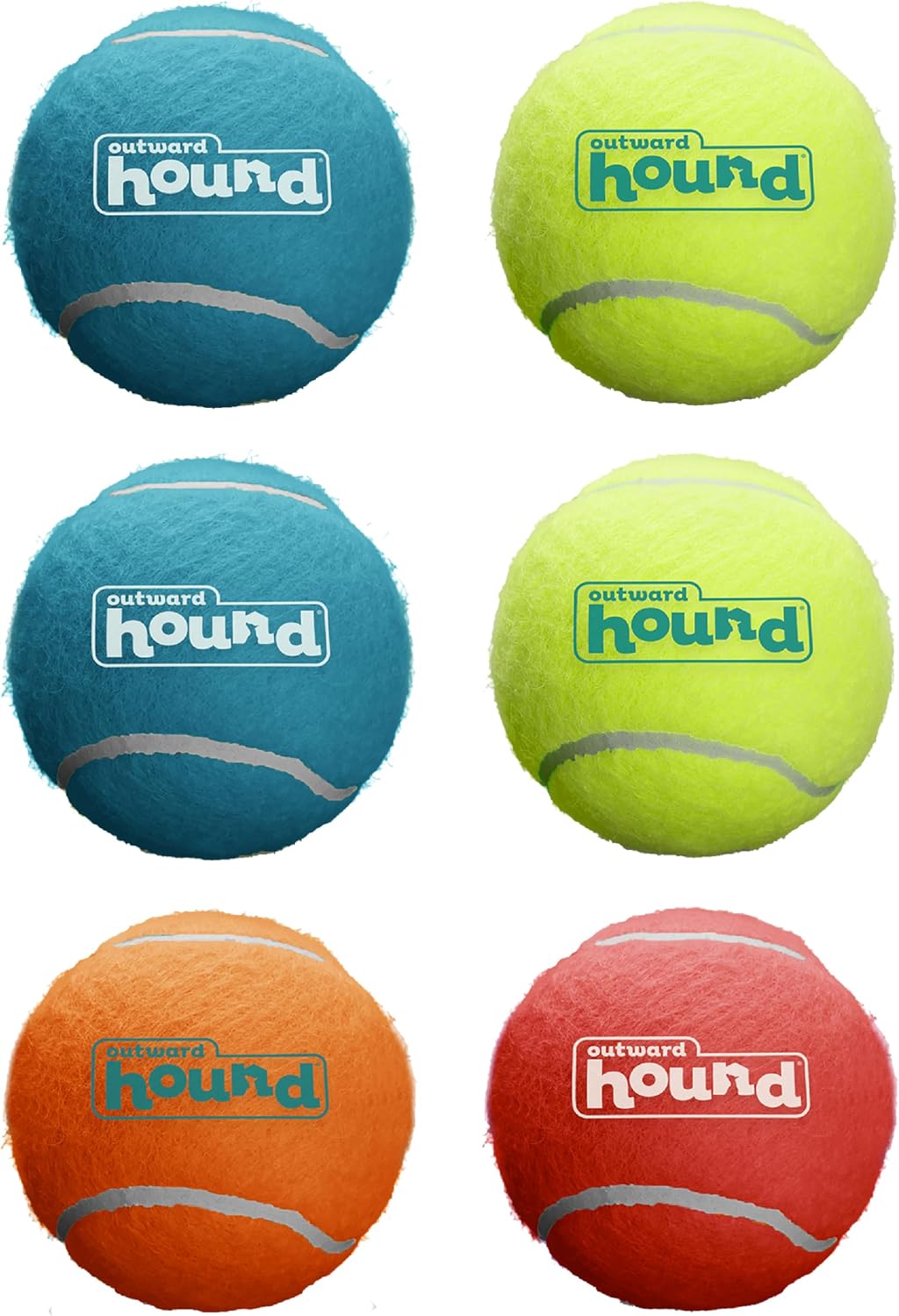 Outward Hound SqueakerBallz - Squeaky Tennis Balls for Dogs Under 50 lbs, Interactive Dog Toy for Fetch & Training, Medium (2.5"), 4Pack - Image 11