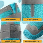 Jzxoiva medium dog boots for hardwood floor protection