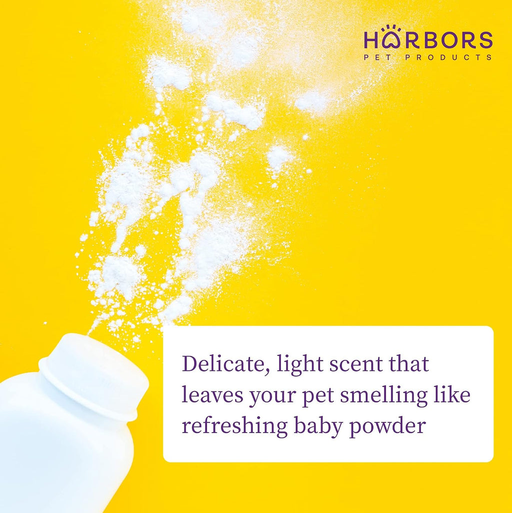 Harbor's Pet Cologne eight fluid ounce bottle showcasing natural grooming ingredients.