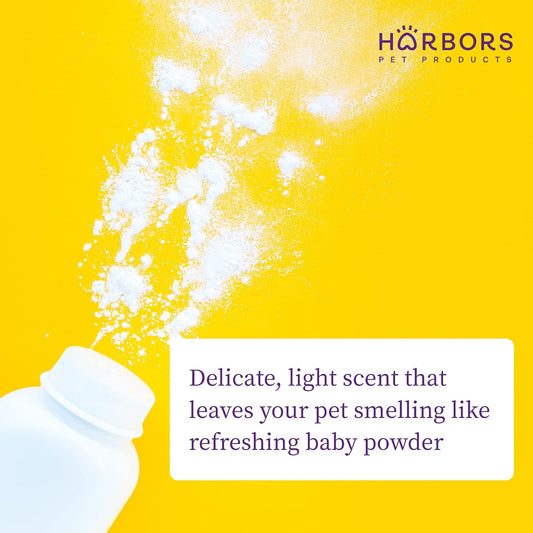 Harbor's Pet Cologne eight fluid ounce bottle showcasing natural grooming ingredients.