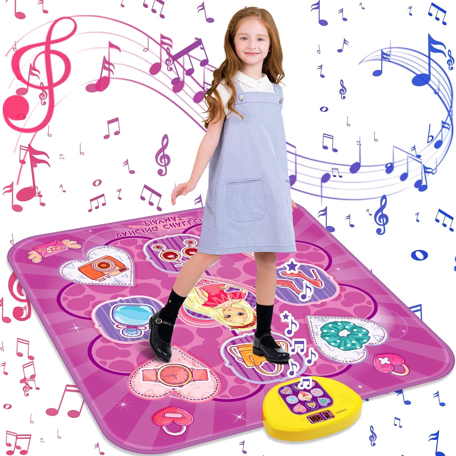 Ankkie Electronic Music Dance Mat front view for kids