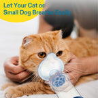 Compact lightweight portable pet asthma chamber ideal for travel convenience