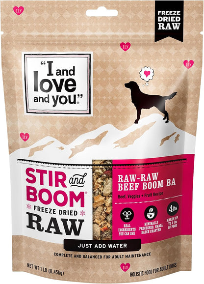 I And Love And You beef recipe freeze dried raw chunks