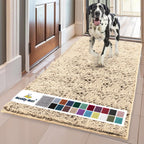 Muddy Mat super absorbent door mat front view beige color for home entrance