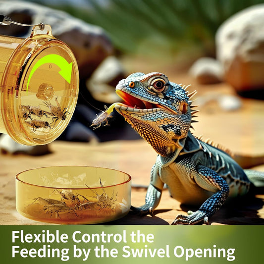Cozywell reptile shaker with internal mesh screen visible