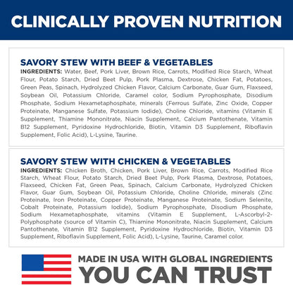 Hill's Science Diet imported premium nutrition wet dog food trays for small dogs