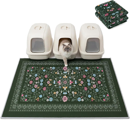 Large size Bienbee cat litter trapping mat pack of two