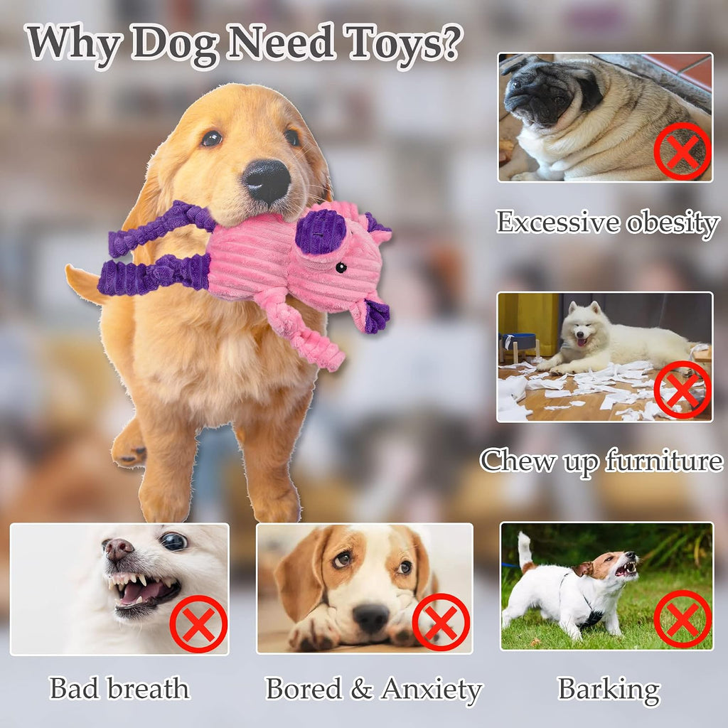 LECHONG imported tough pet toys for small and medium dogs