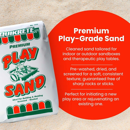 Child playing with ShahCo filtered sandbox sand