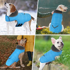Petglad adjustable pet jacket hook and loop fasteners close up structural view