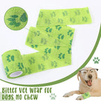 Threlaco pet wound wrap 3 inch width comparison