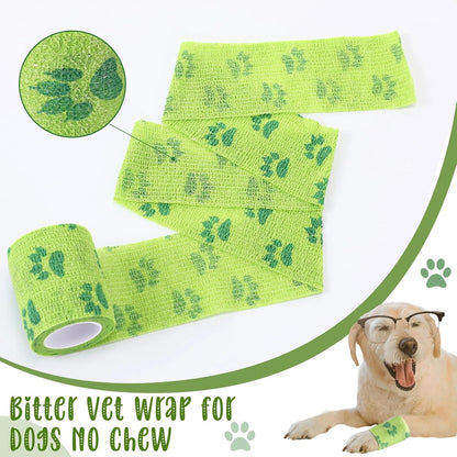 Threlaco pet wound wrap 3 inch width comparison