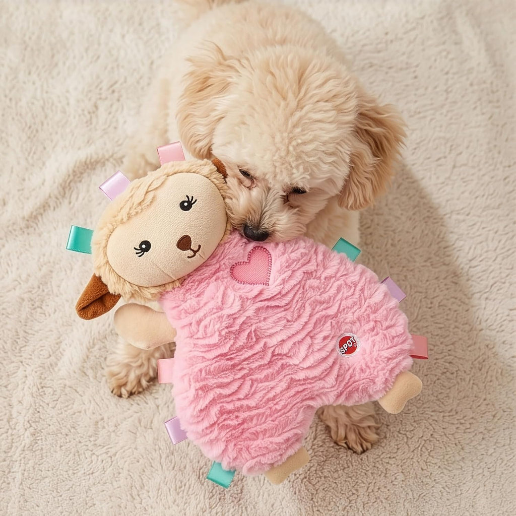 SPOT Soothers Tabbie Lambie Dog Toy - 8in Mini Stuffing-Free Calming Plush with Lavender Scent & Squeaker for Toy Breeds & Puppies, Anxiety Relief - 1 of 3 Assorted Colors, Sent at Random - Image 12