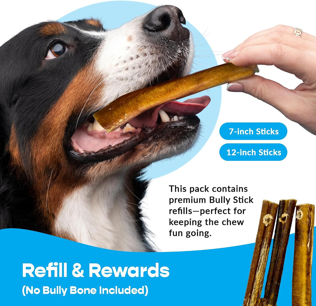 Thick natural beef bully sticks for dental health