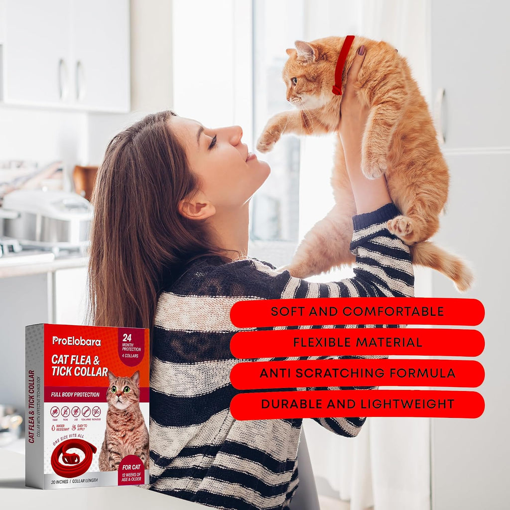 ProElobara 24 month protection flea collar set
