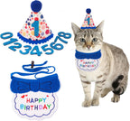 Cute pink themed kitten birthday costume set