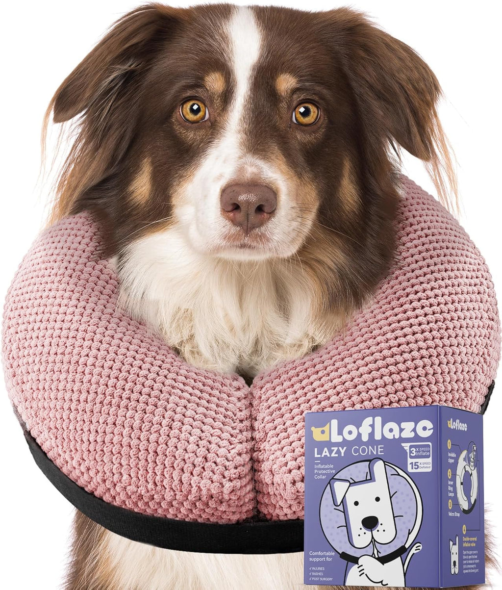 Loflaze Soft Inflatable Dog Cone Collar for Large Medium Small Dogs Cats - After Surgery Dog Neck Donut Collar, ECollar Alternatives for Recovery - Image 12