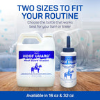 Equine hoof protectant barrier against thrush and moisture damage