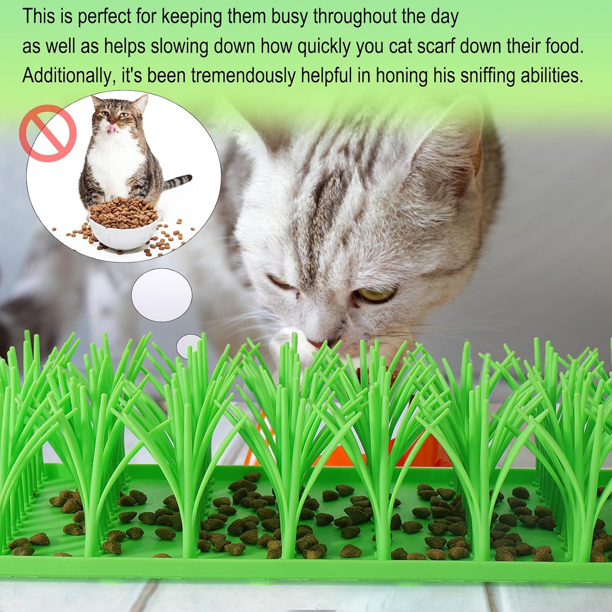 Palksky slow food pet foraging mat with suction cup base