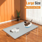 Bartuke large pet floor protector mat highlighting its waterproof and urine proof capabilities.